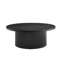 Couchtisch Schwarz D: 85 Cm - Schwarz, MODERN, Holzwerkstoff (85/85/33cm) - Livetastic