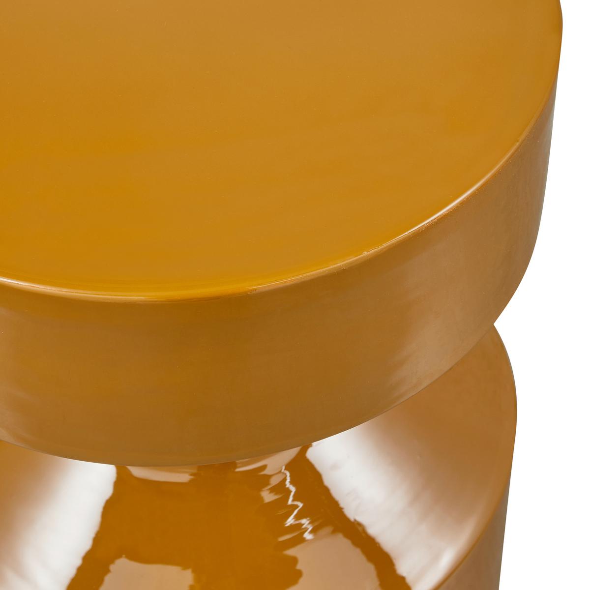 Beistelltisch Ferry Honig B: 30 cm - Honig, Design, Metall (30/30/47cm) - Livetastic