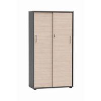 AKTENSCHRANK Metz Anthrazit/Beige B: 80,1cm - Beige/Anthrazit, MODERN, Holzwerkstoff (80,1/150/38,2cm) - MID.YOU