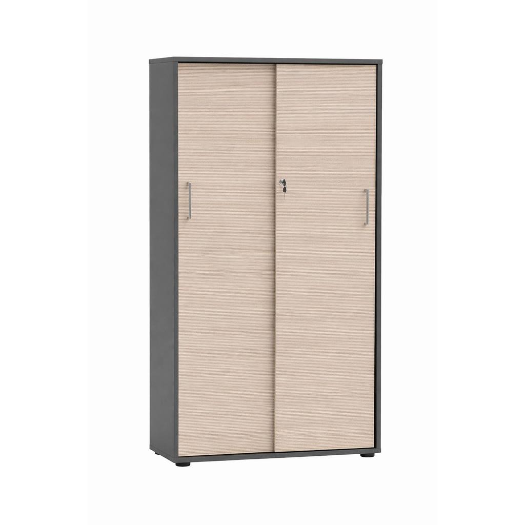 AKTENSCHRANK Metz Anthrazit/Beige B: 80,1cm