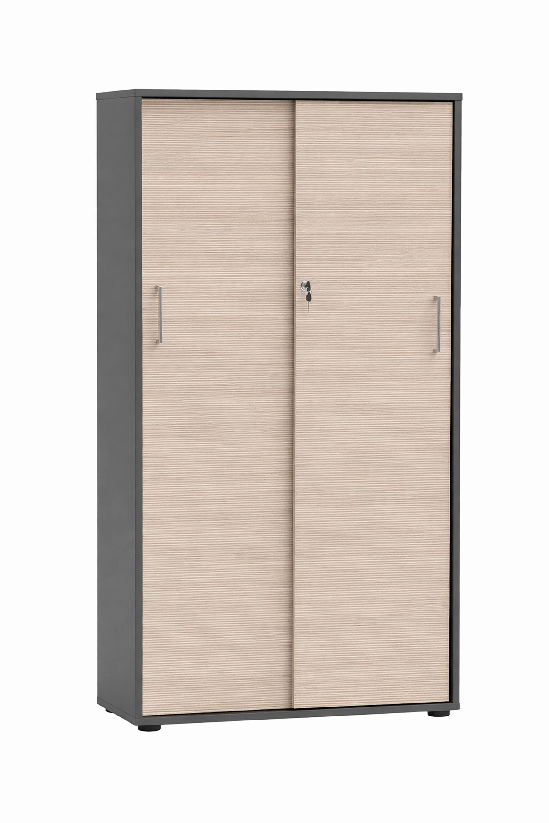 AKTENSCHRANK Metz Anthrazit/Beige B: 80,1cm
