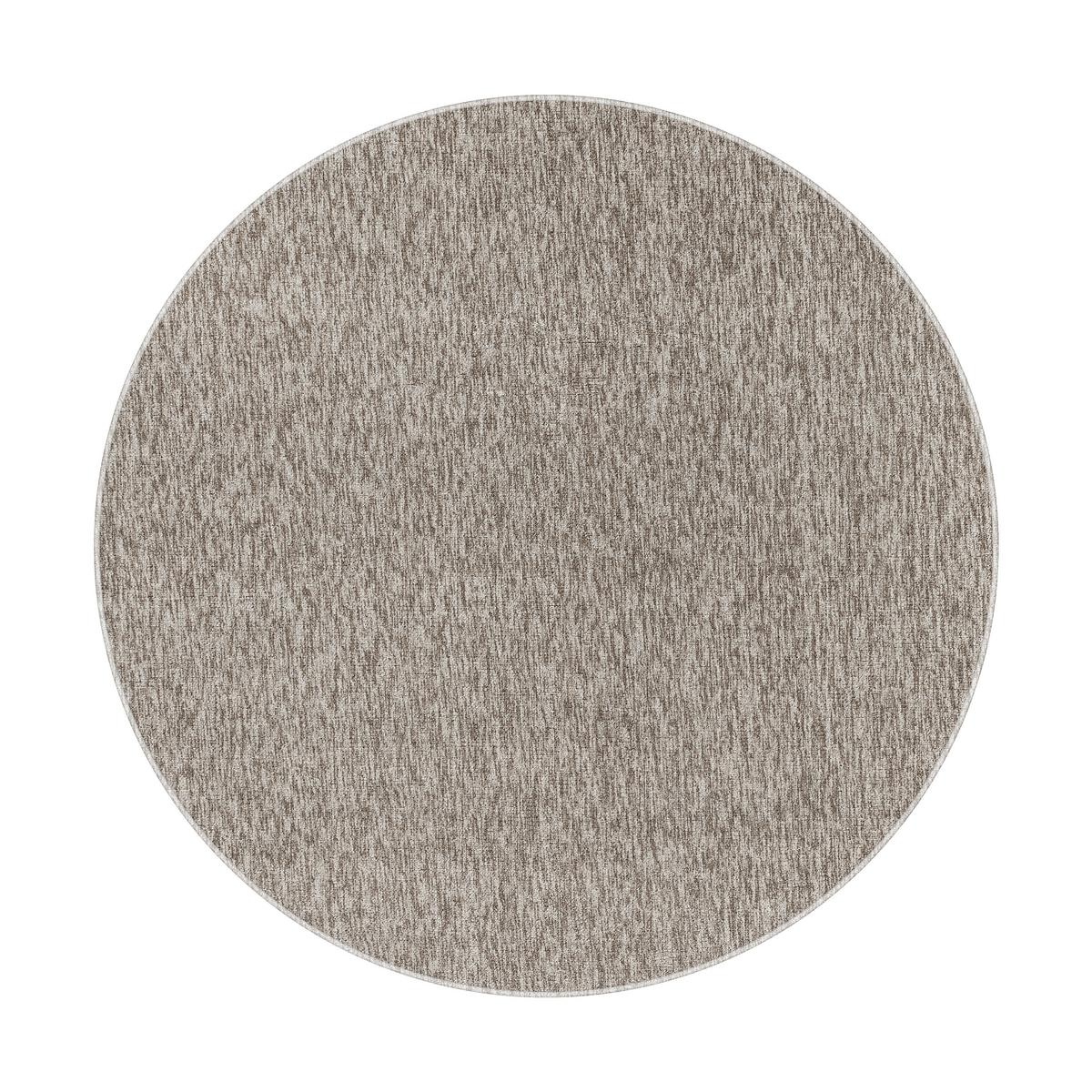 Flachwebteppich Nizza - Beige, Design, Textil (120/120cm) - Novel