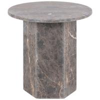 Kisasztal Naxos - barna, Design, kő (50/50/50cm) - MID.YOU