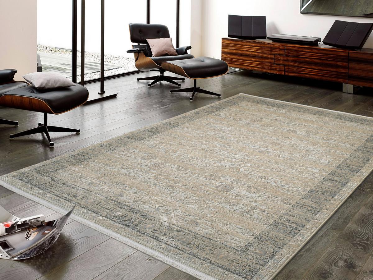 Webteppich Ascona - Beige/Grau, LIFESTYLE, Textil (80/150cm) - Dieter Knoll