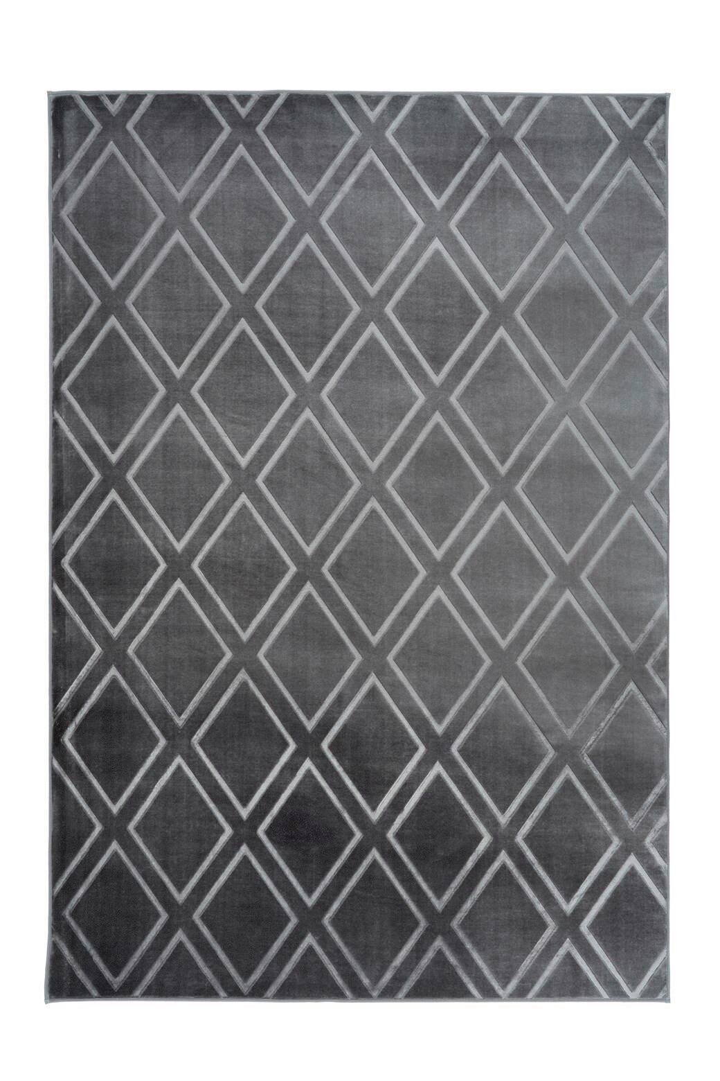 Flachwebteppich Anthrazit, BxL: ca. 160x230 cm - Anthrazit, KONVENTIONELL, Textil (160/230cm) - Kayoom