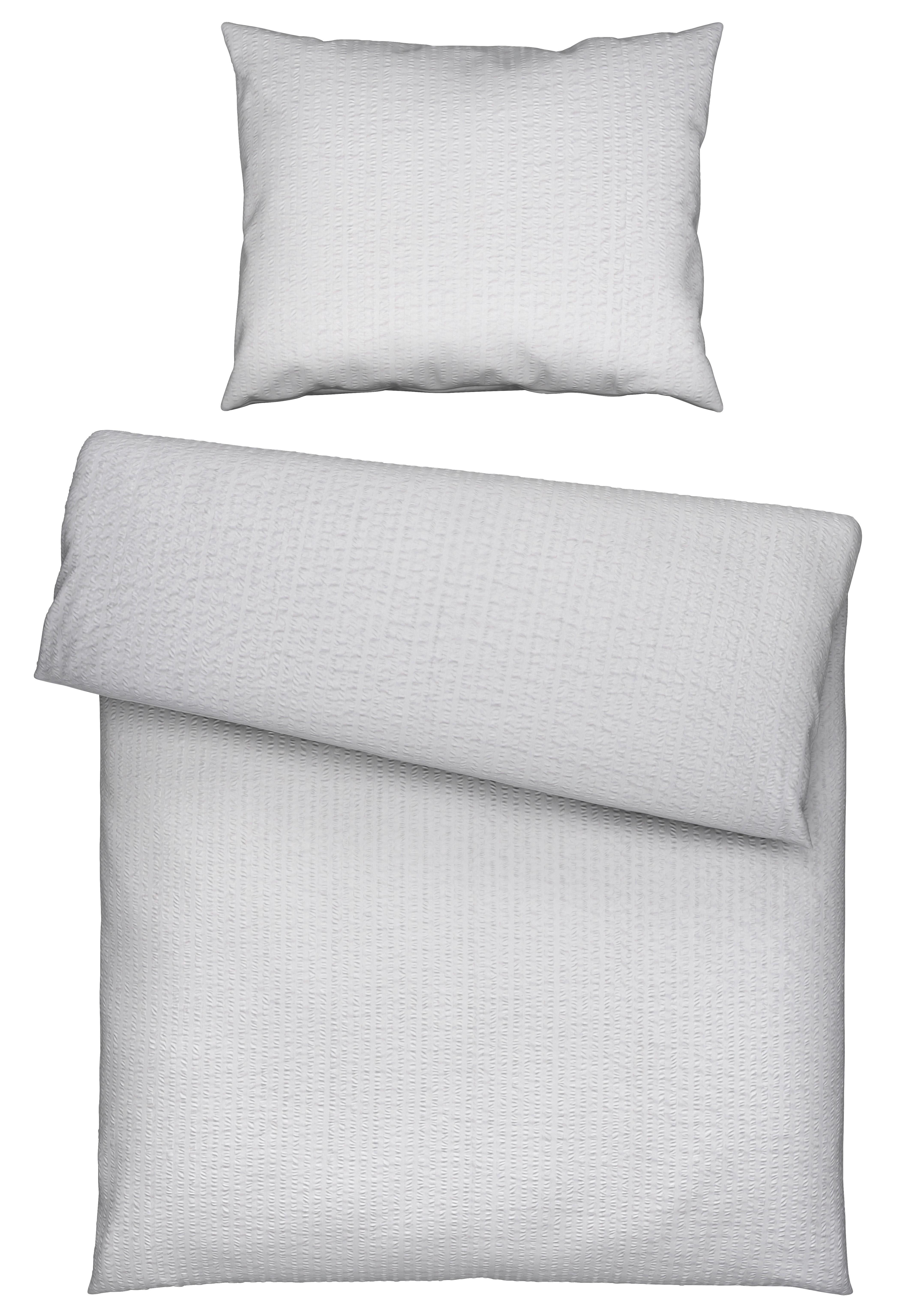 Povlečení Gisela, 70/90 140/200cm - světle šedá, textil (140/200cm) - Modern Living