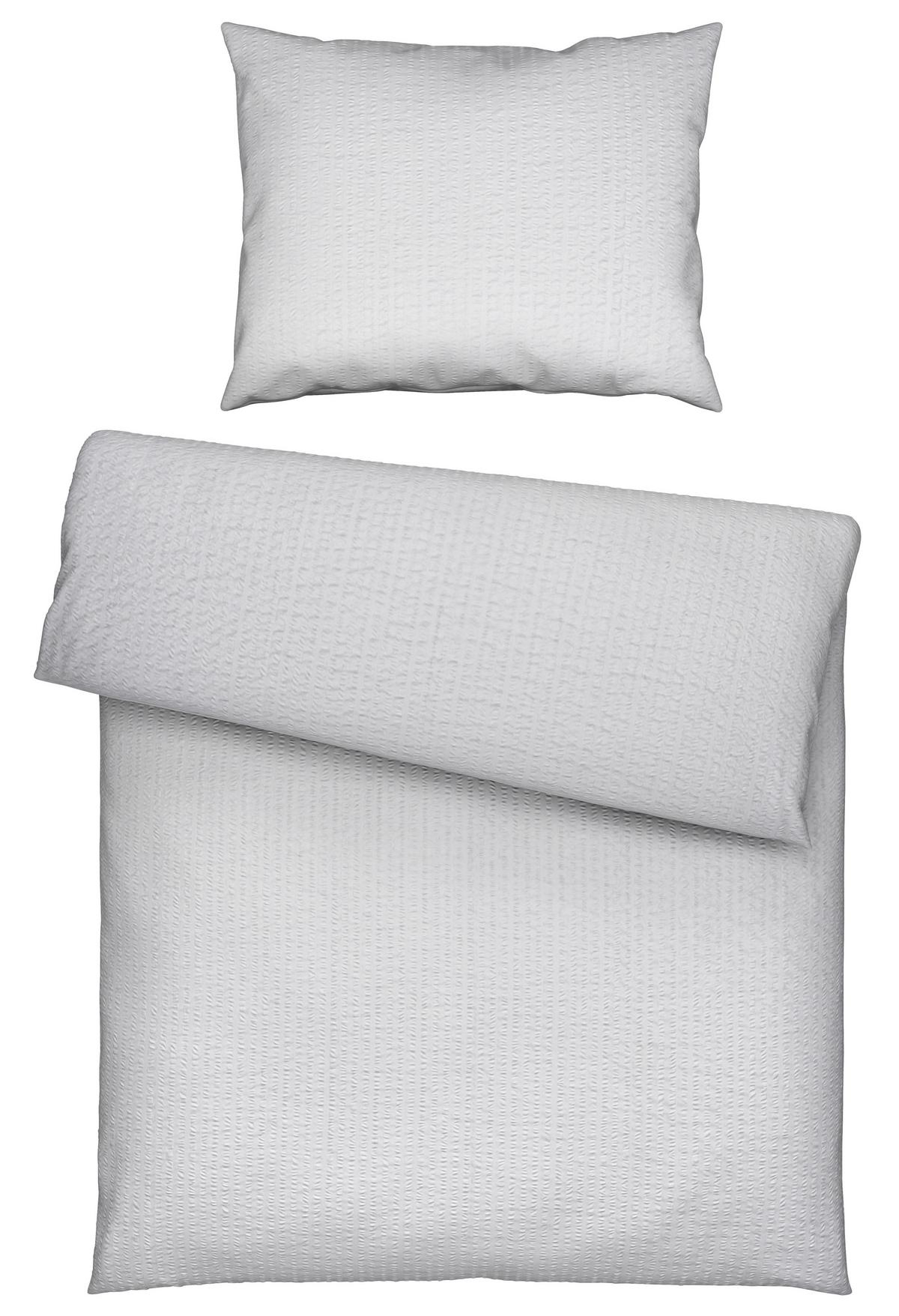 Povlečení Gisela, 70/90 140/200cm - světle šedá, textil (140/200cm) - Modern Living