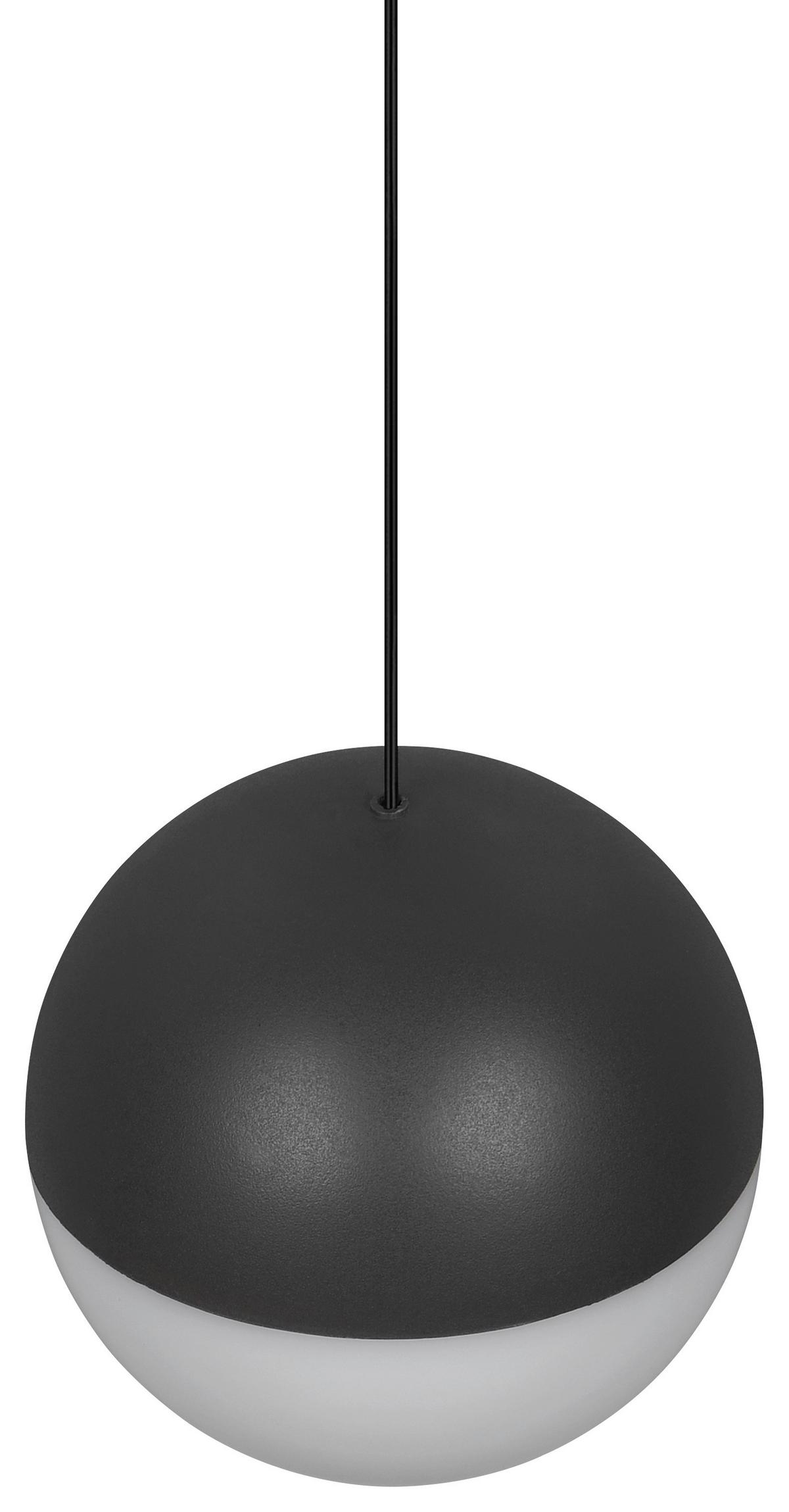 ZÁVĚSNÉ LED SVÍTIDLO SESTINE - bílá/černá, Moderní, kov/plast (11/150cm) - Mömax