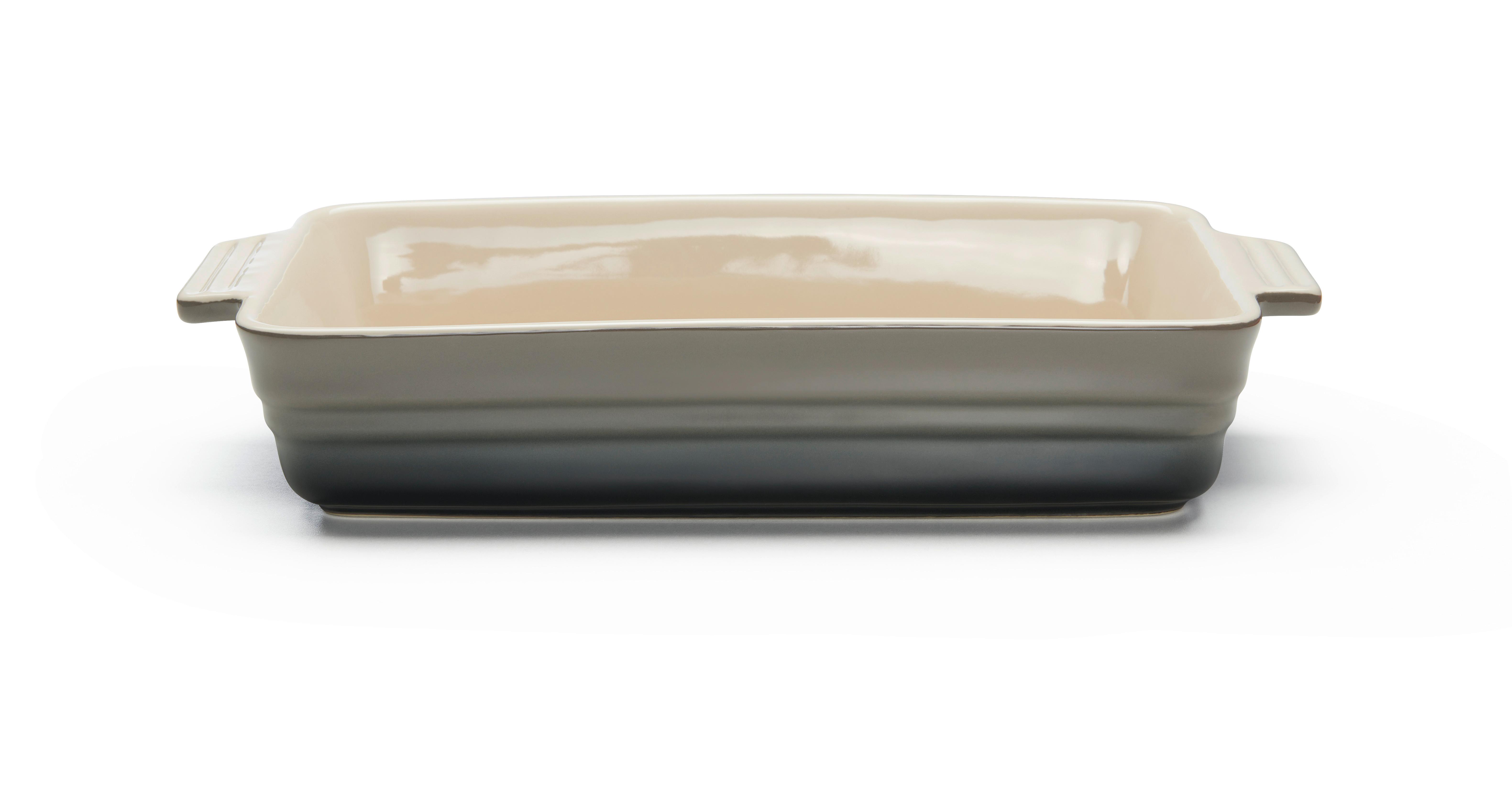 zapekacia misa ELISA - L - sivá, Konventionell, keramika (37,7/20,9/6,9cm) - Modern Living