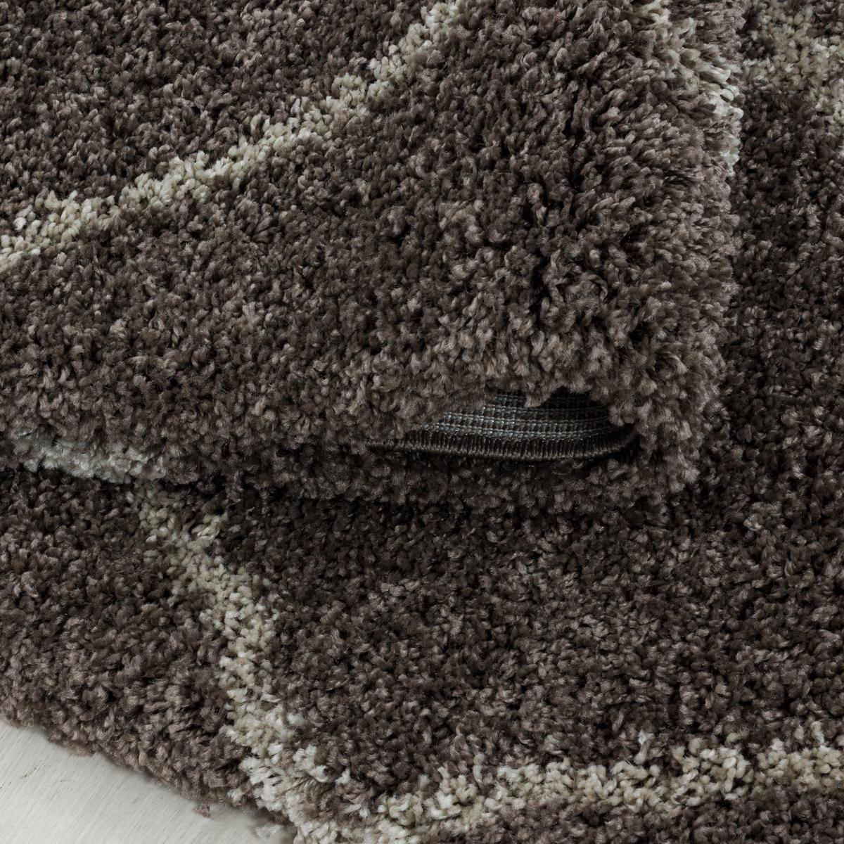 Hochflor Teppich Taupe Alvor 160x230 cm - Taupe, Basics, Textil (160/230cm)