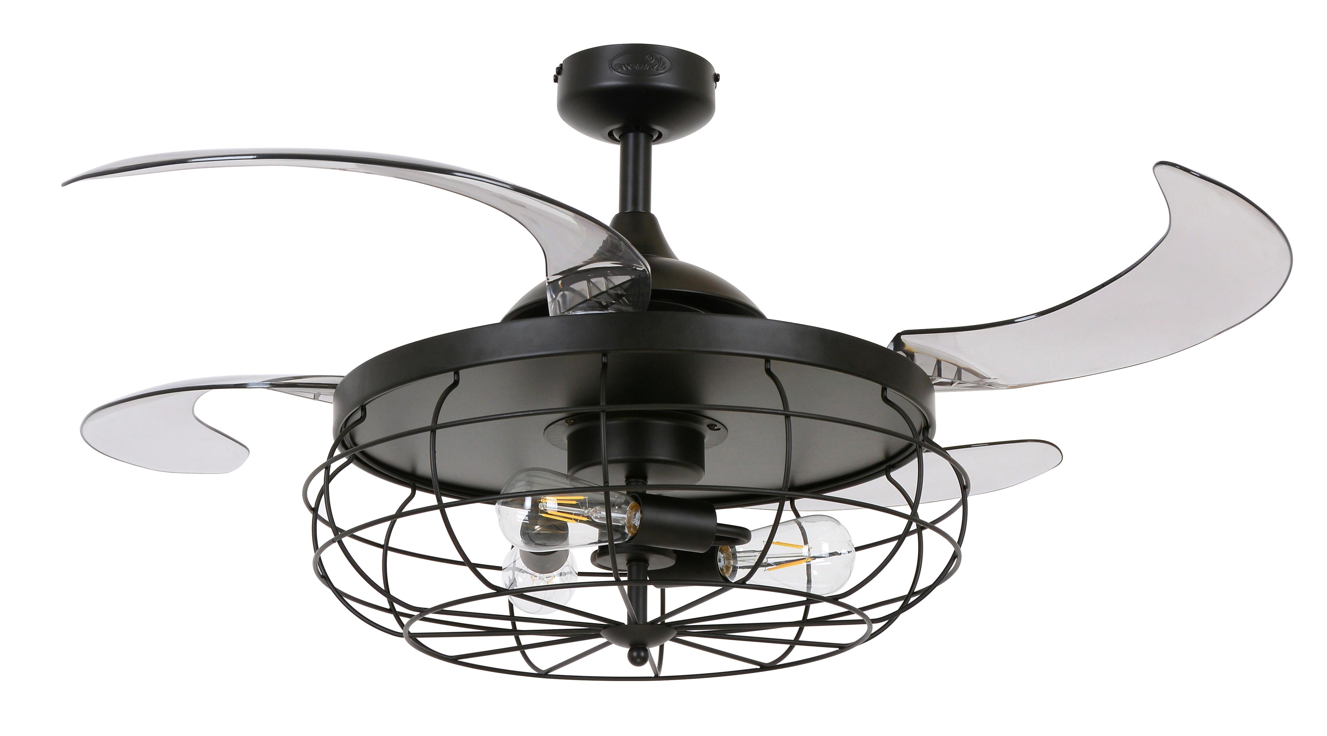 Deckenventilator Fanaway Industri Schwarz 4-Flügel
