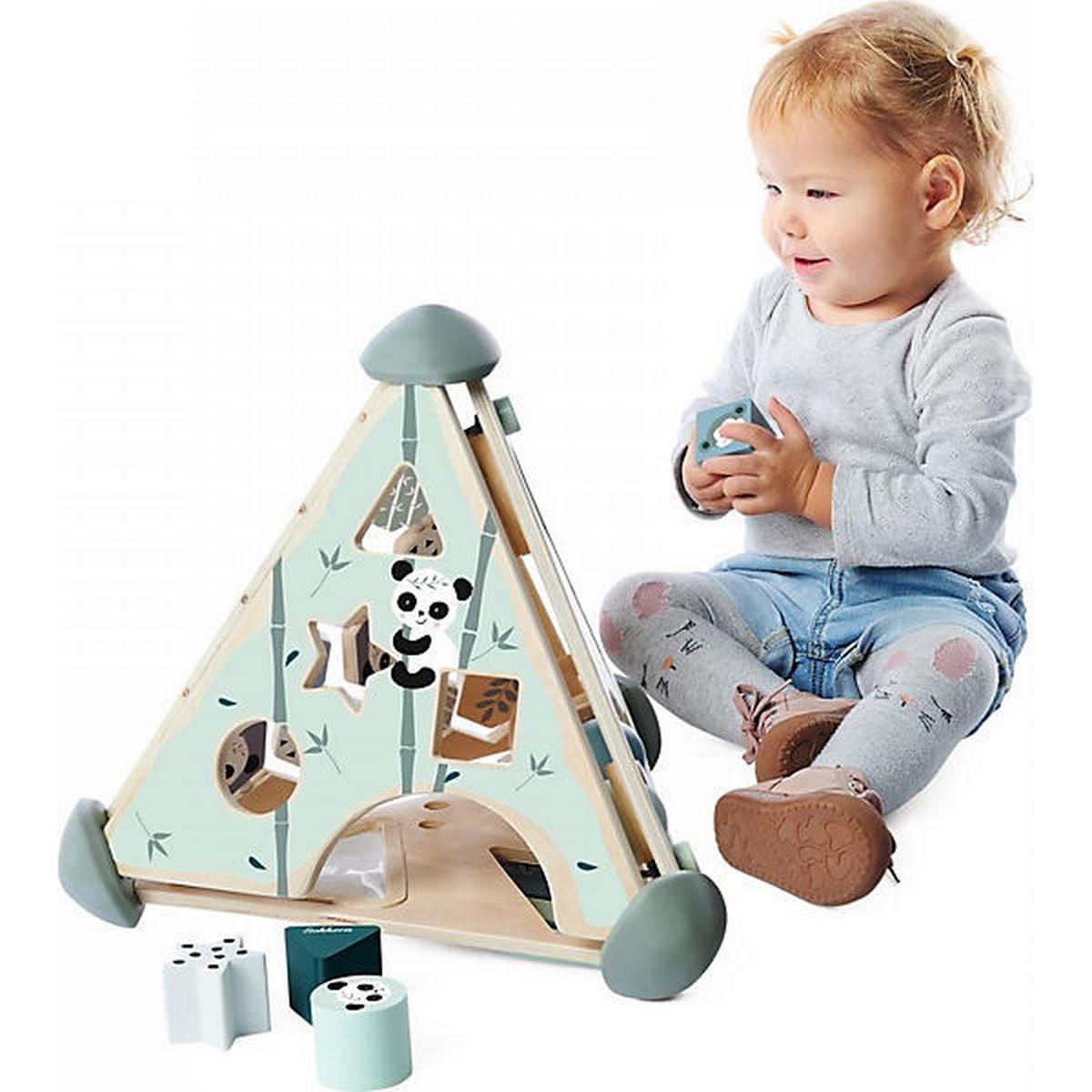 Spielcenter Pyramide 16-Teilig. - Multicolor, Basics, Holz (33/33/38cm) - Simba