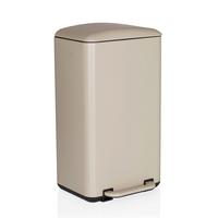 ABFALLEIMER Clean Beva Beige B: 31cm - Beige/Schwarz, MODERN, Kunststoff/Metall (31/62/36cm) - MID.YOU
