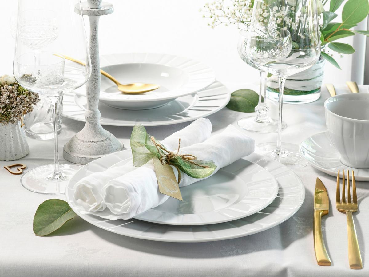 Creatable Möbelix Weiß online Barcelona 6--Teilig. Müslischalenset ➤ kaufen Porzellan