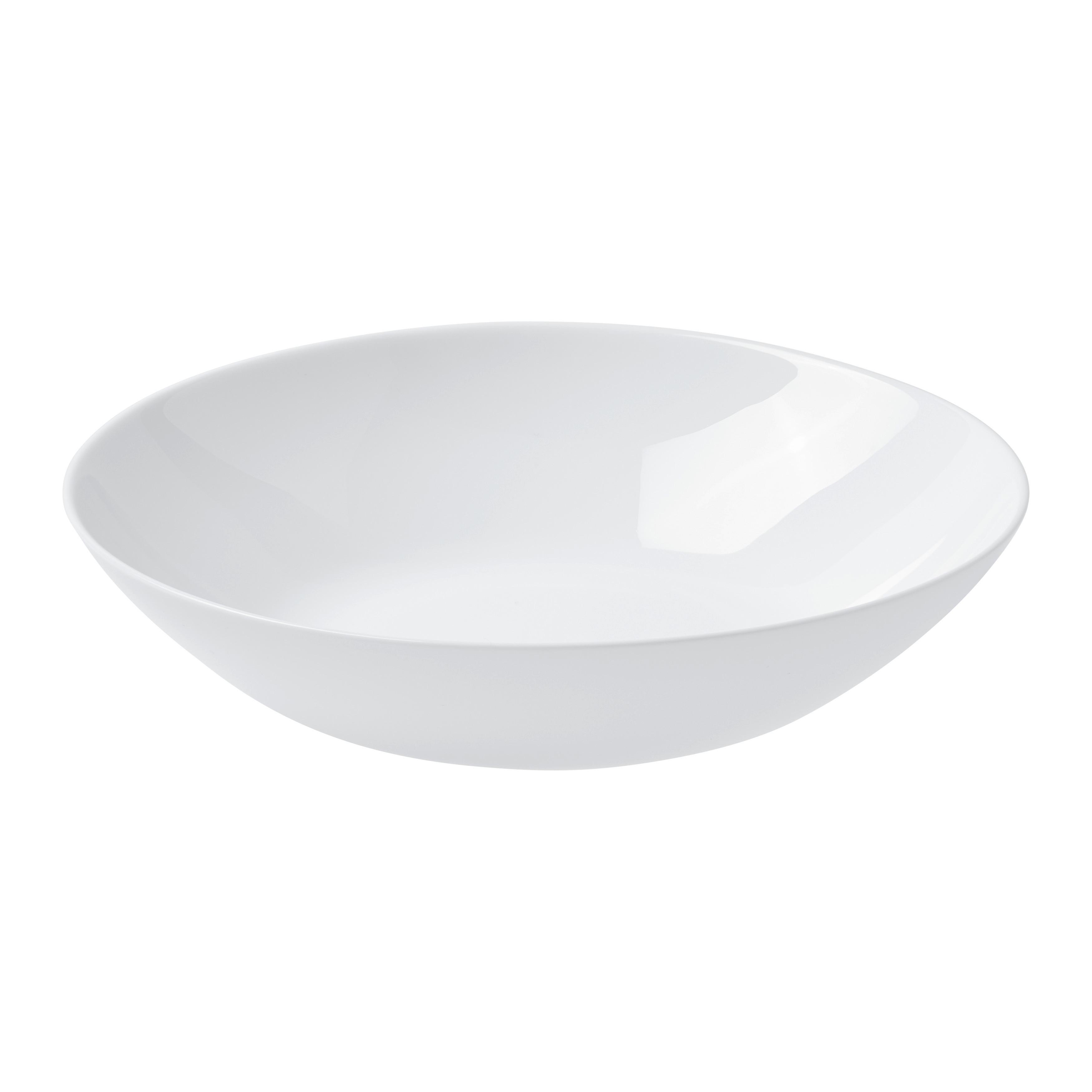 hlboký tanier GITTE -BASED- - biela, Basics, sklo (20/4,5cm) - Based