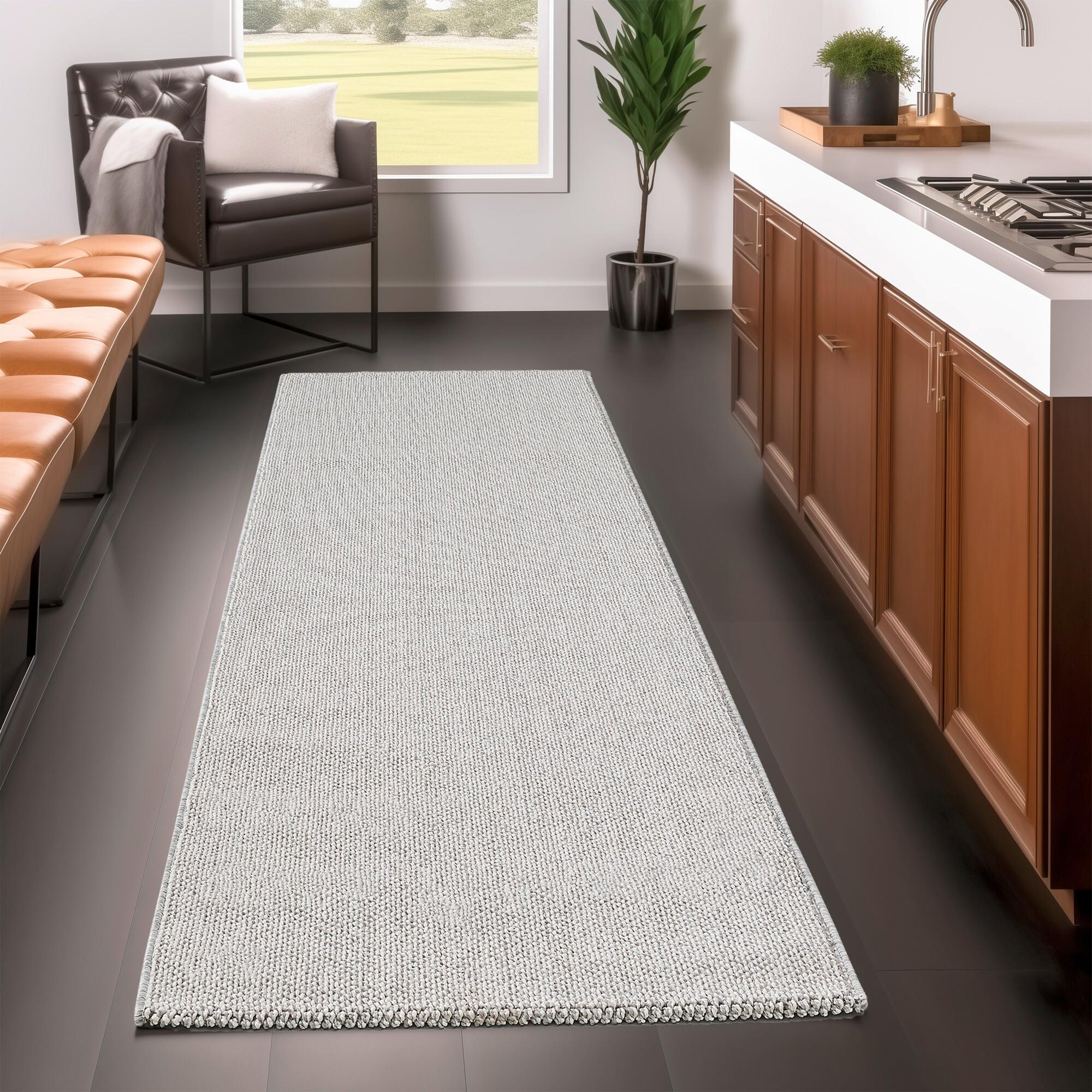 Läufer Loom 80 X 250 4300 Silver - Silberfarben, Basics, Textil (80/250cm) - Novel
