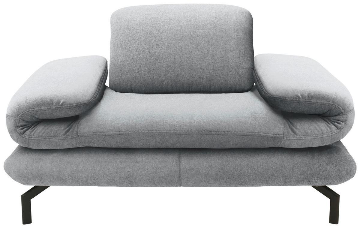 Sessel Looks Xiii - Silberfarben/Schwarz, Design, Textil (139 (197)/83 (110)/98cm) - LOOKS by W.Joop