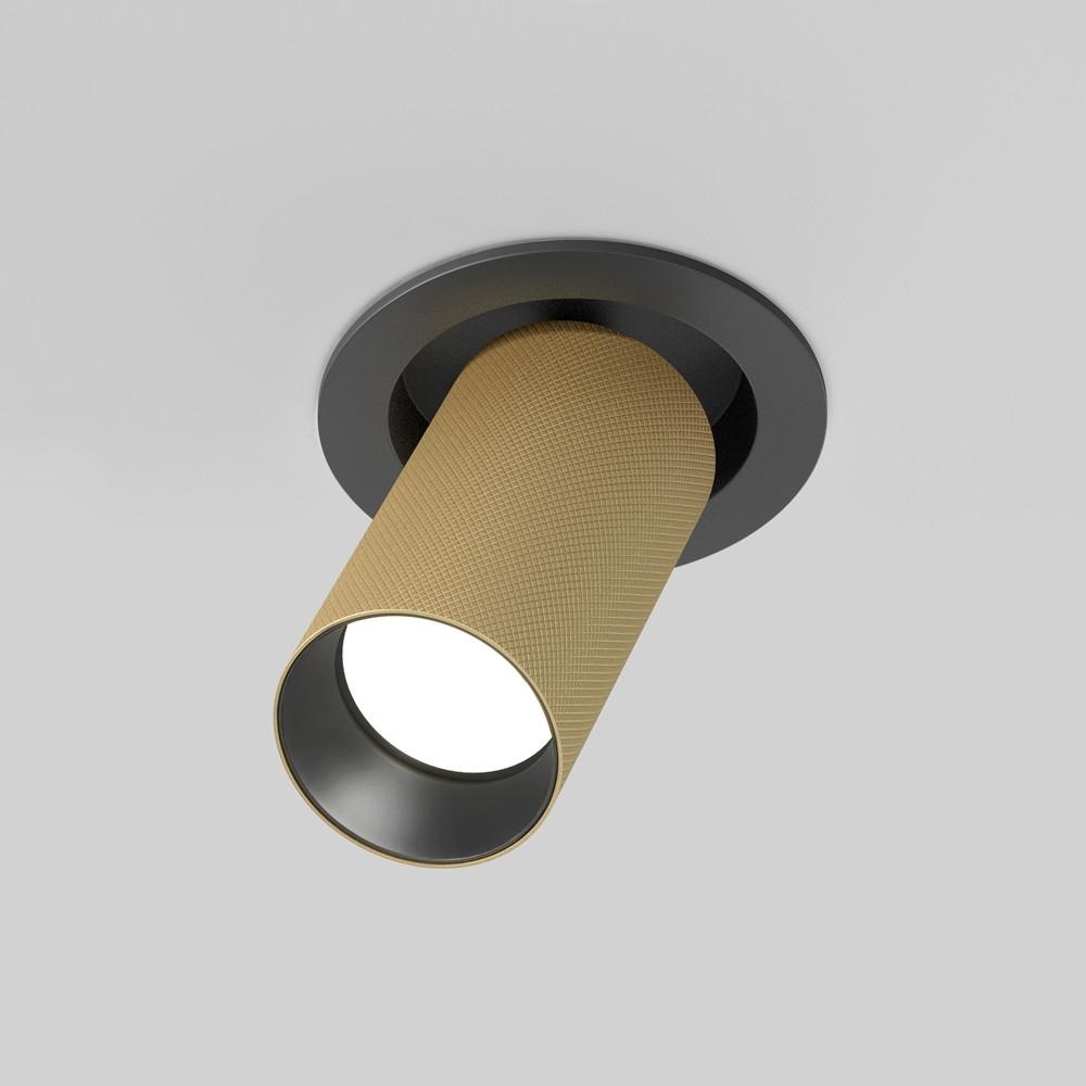 DECKENLEUCHTE ARTISAN - Goldfarben/Schwarz, MODERN, Metall (5,4/14,1cm) - MAYTONI