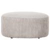 Hocker Borrby, Beige B: 75 cm - Beige/Schwarz, KONVENTIONELL, Textil (75/38cm) - MID.YOU