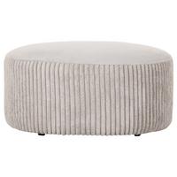 Hocker Borrby, Beige B: 75 cm - Beige/Schwarz, KONVENTIONELL, Textil (75/38cm) - MID.YOU