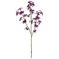 Dekoračná vetvička DEUTZIENZWEIG I -PAZ- - lila/zelená, Basics, kov/textil (73cm) - Mömax