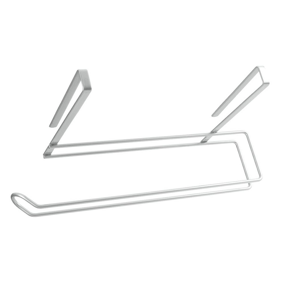 Küchenrollenhalter Metall Easy Roll Zum Einhängen - Silberfarben, Basics, Metall (35/10/18cm) - Metaltex