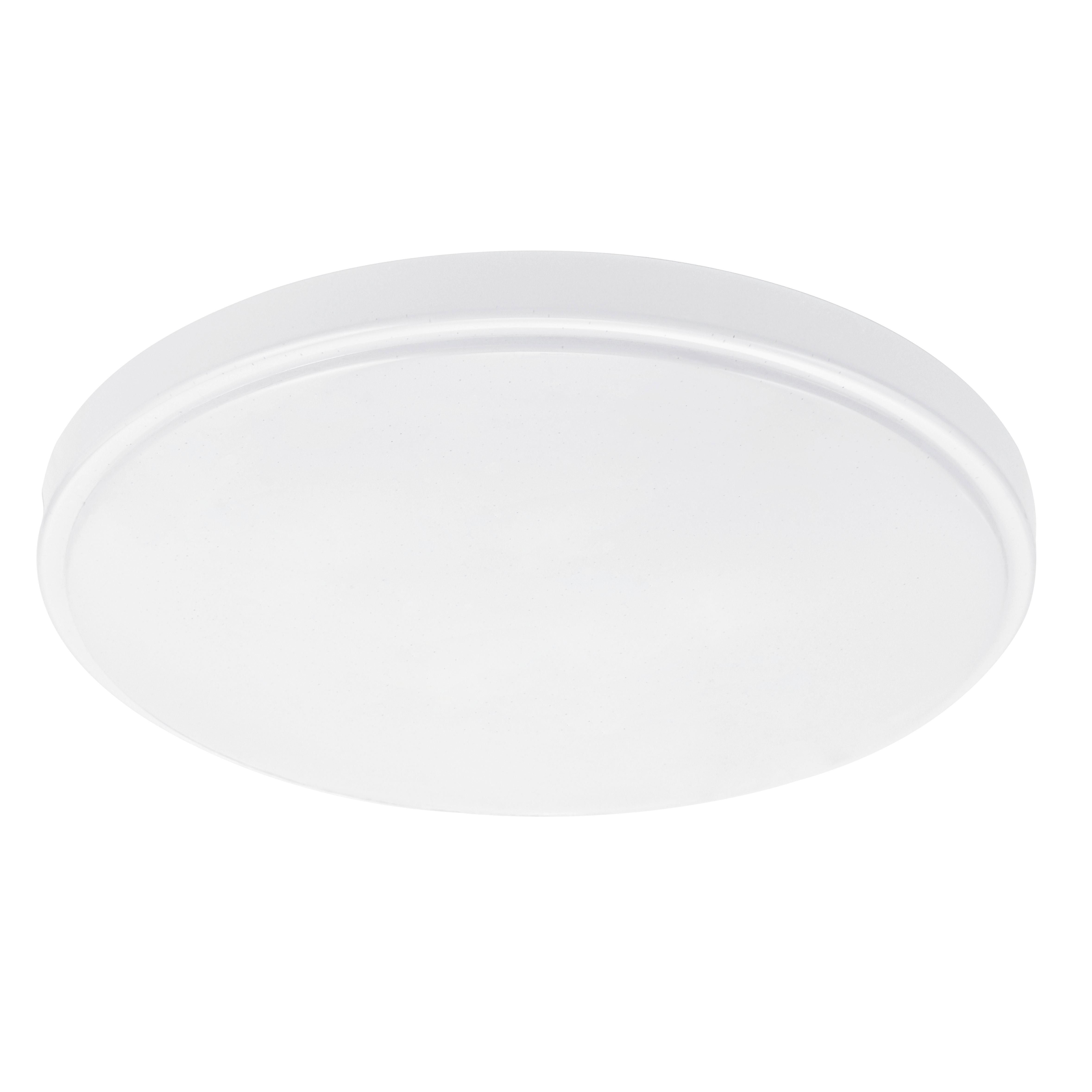 Stropní Svítidlo Norma Ø: 30 Cm - opál, Konvenční, kov/plast (30cm) - Modern Living