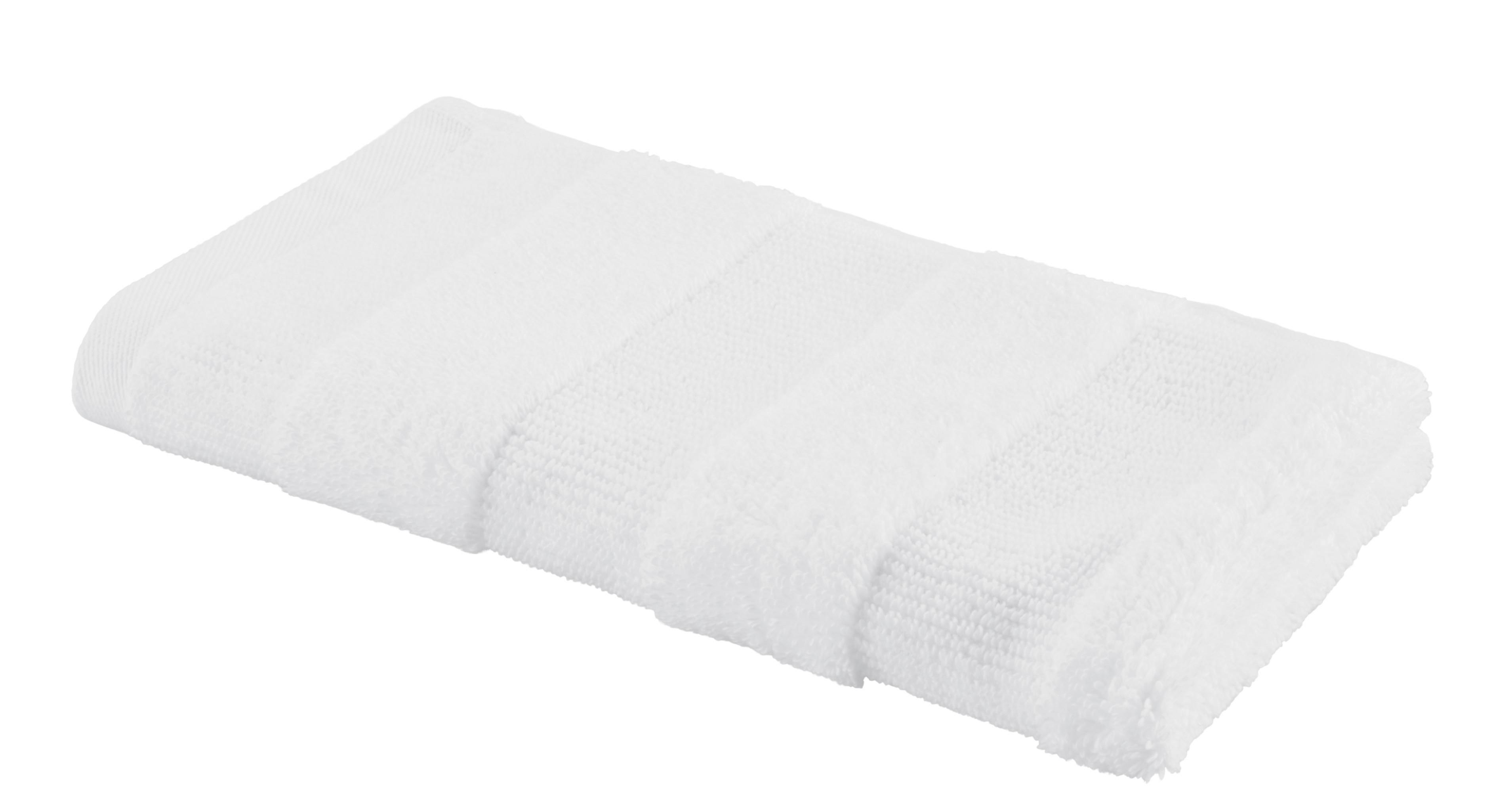 Ručník Pro Hosty Chris, 30/50cm, Bílá - bílá, textil (30/50cm) - Premium Living
