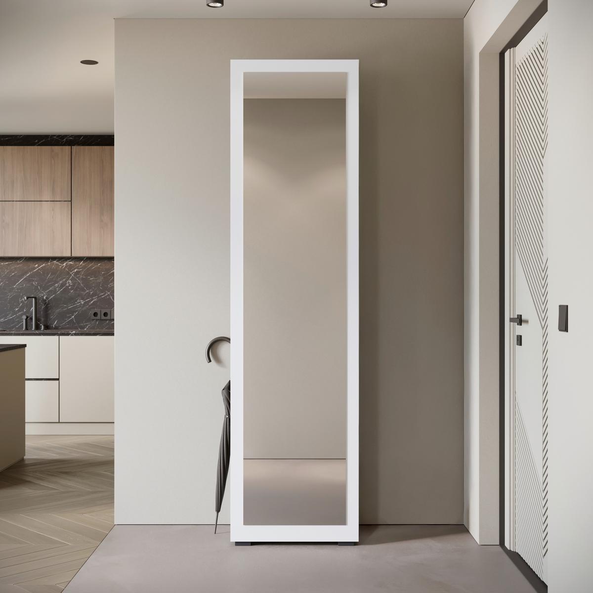 Garderobe Dino 099 Weiß B: 50 Cm - Weiß, Basics, Holzwerkstoff (50/190/35cm) - P & B