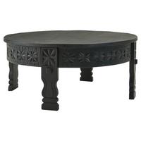 Konferenčný stolík WOHNLING čierny - čierna, Modern, drevo (80/80/36cm) - MID.YOU