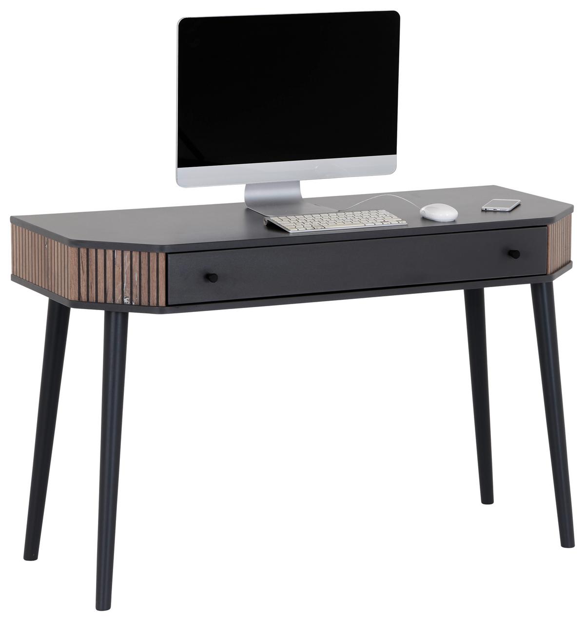 Schreibtisch B 120cm H 76,4cm Primo Snrb01 Anthrazit - MODERN, Holz/Holzwerkstoff (120/76,4/50cm)