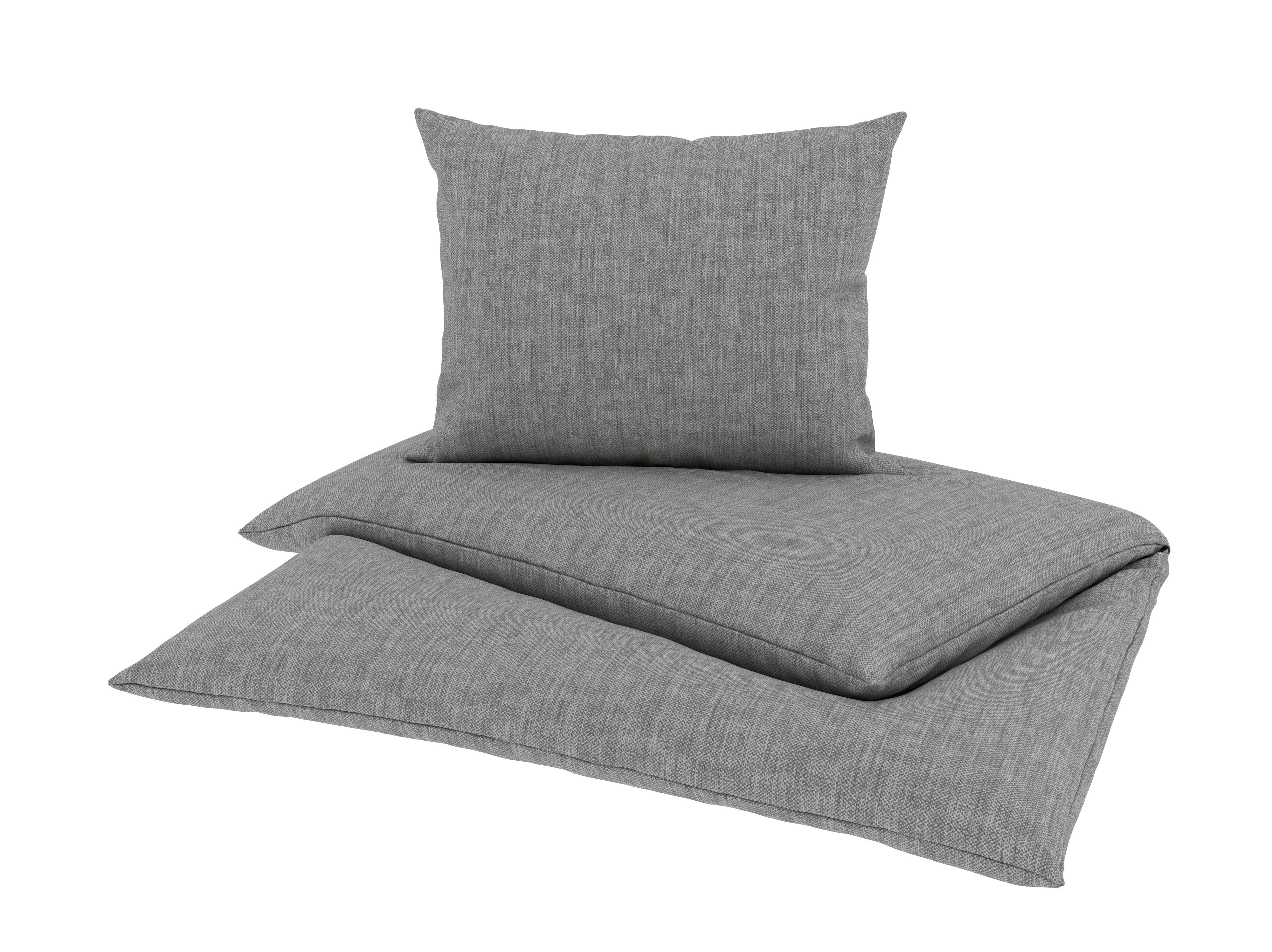 Ágyneműhuzat-garnitúra Toronto - ezüstszínű, Modern, textil - Luca Bessoni