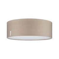 Deckenleuchte Mari Ø 38 Cm Mit Textilschirm Rund - Beige, Design, Textil (38/13cm) - Paulmann