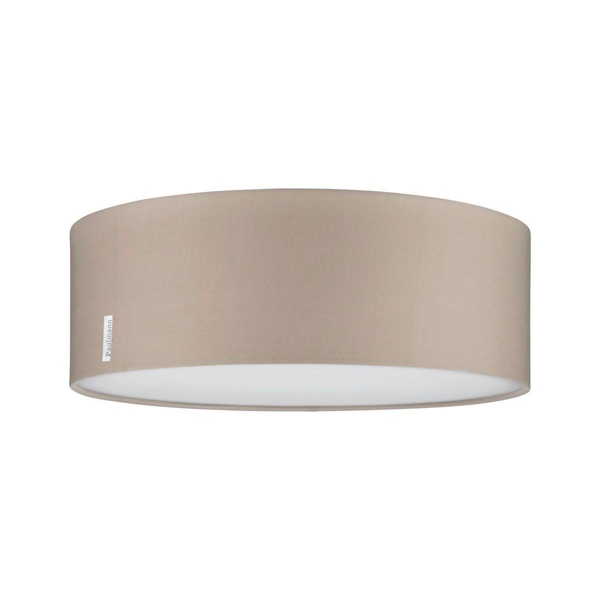 Deckenleuchte Mari Ø 38 Cm Mit Textilschirm Rund - Beige, Design, Textil (38/13cm) - Paulmann