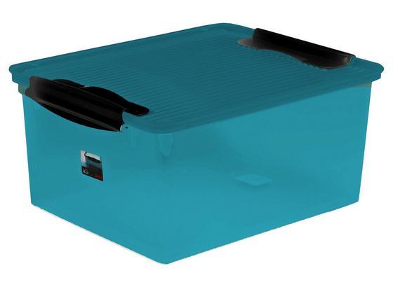 Box mit Deckel Capri Breeze ca. 15 L - Petrol, KONVENTIONELL, Kunststoff (38/29/17cm) - Plast 1 Box mit Deckel Capri Breeze ca. 15 L - Petrol, KONVENTIONELL, Kunststoff (38/29/17cm) - Plast 1