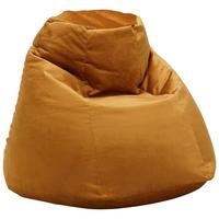 Sedací vak VERONA, horčicová žltá - žltá/antracitová, textil (90/105/90cm) - Modern Living