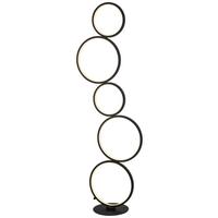 Stojací LED svítidlo Javier, 36 Watt - černá, Moderní, kov/plast (36/115cm) - Moltex