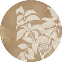 Fototapete Blooming Branch - Gelb/Braun, Trend (125cm)