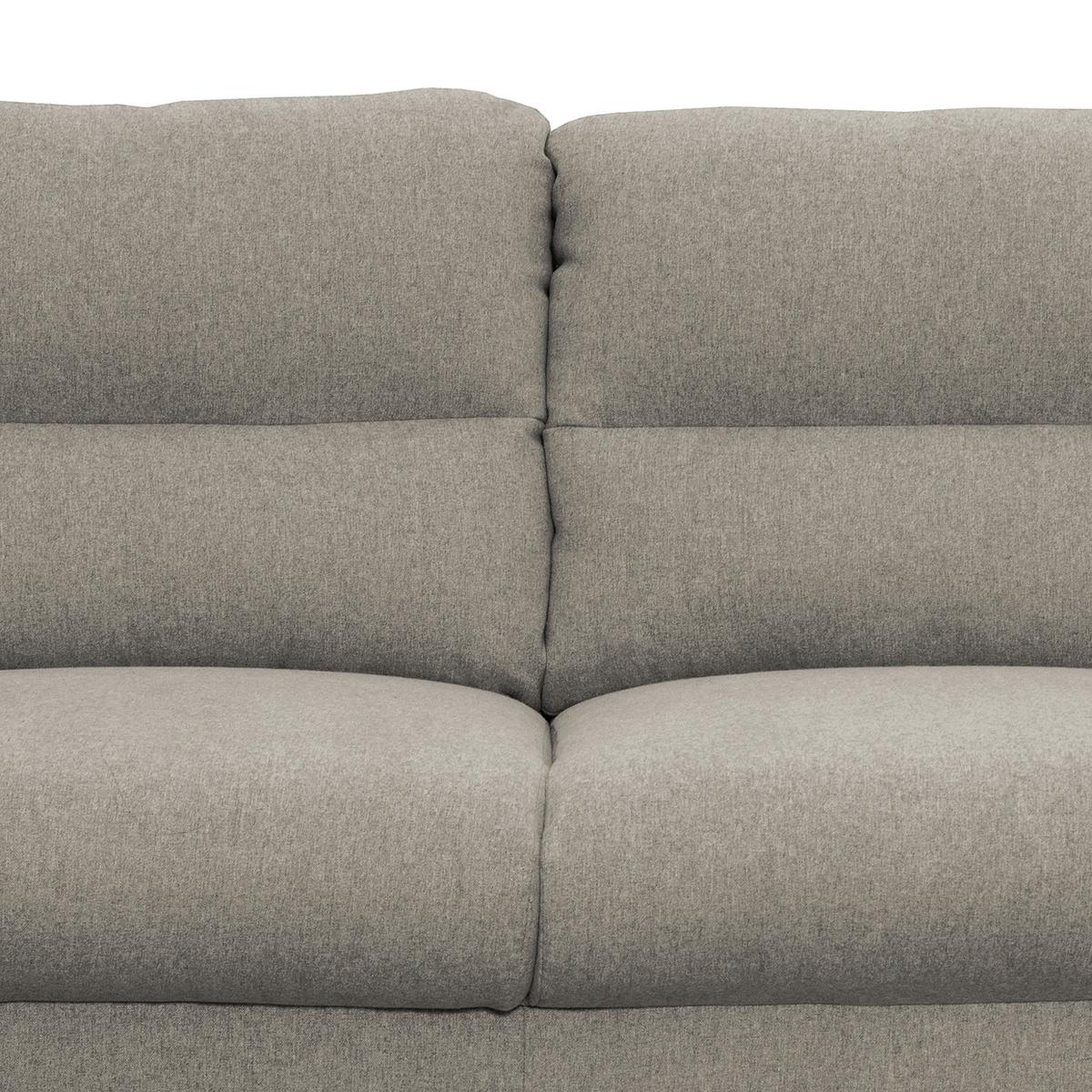 2-sitzer-sofa Tromso Grau B: 158 Cm - Schwarz/Grau, Design, Textil (158/87/88cm) - Livetastic