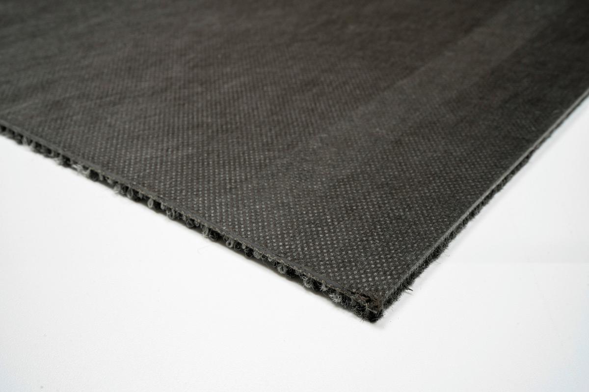 Teppichfliese Grau Ambition 50x50 Cm Florhöhe 3 Mm - Dunkelgrau/Hellgrau, Basics, Textil (50/50cm)
