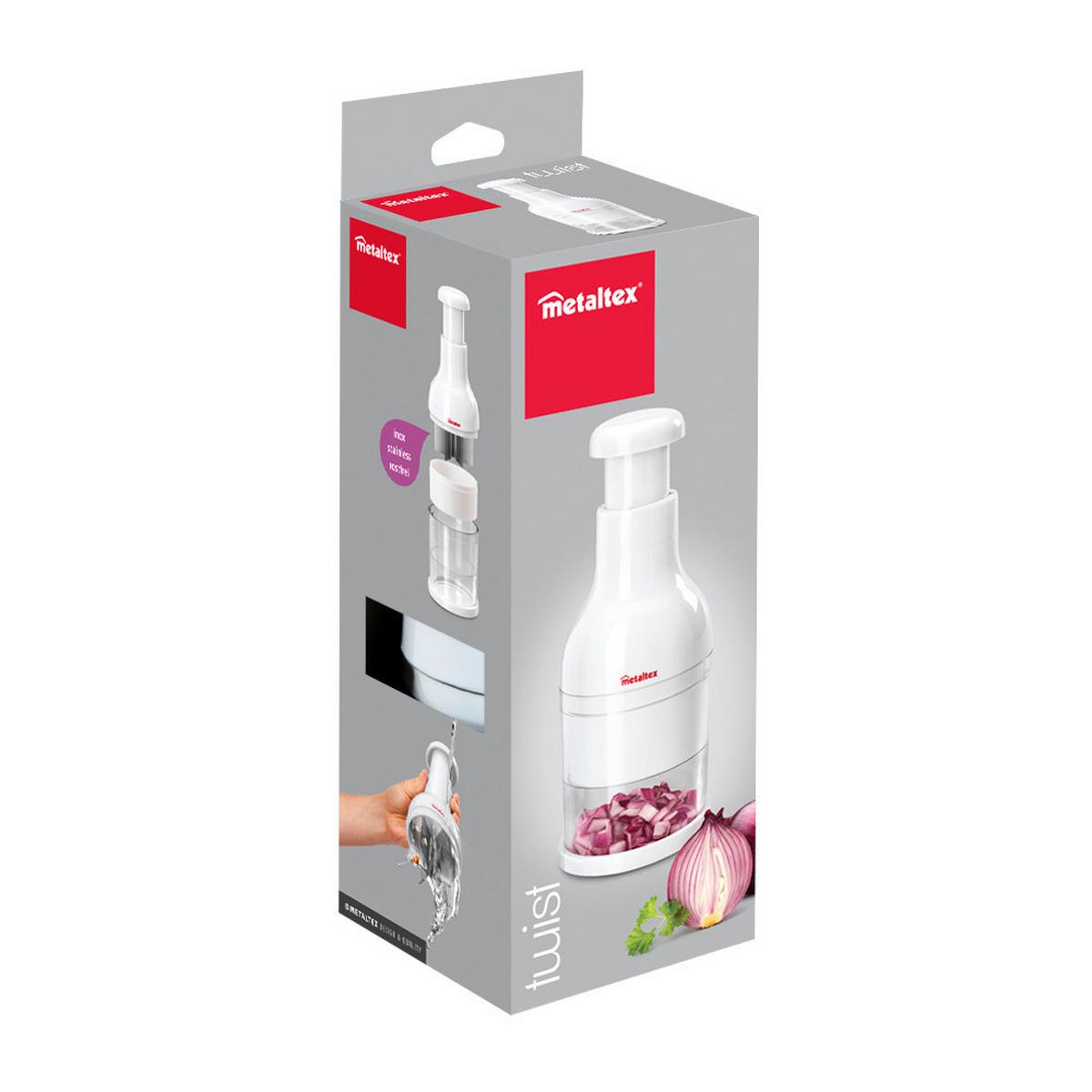 Univerzális Aprító Mx251305 Twist - fehér, műanyag (8/23/8cm) - Metaltex