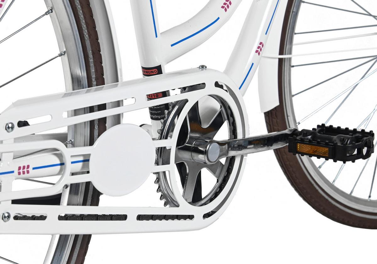 Damenrad 28 Zoll - Weiß, LIFESTYLE, Metall (25/140/60cm)