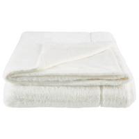 Kuscheldecke Lena Weiß 140x190 cm - Weiß, MODERN, Textil (140/190cm) - Luca Bessoni