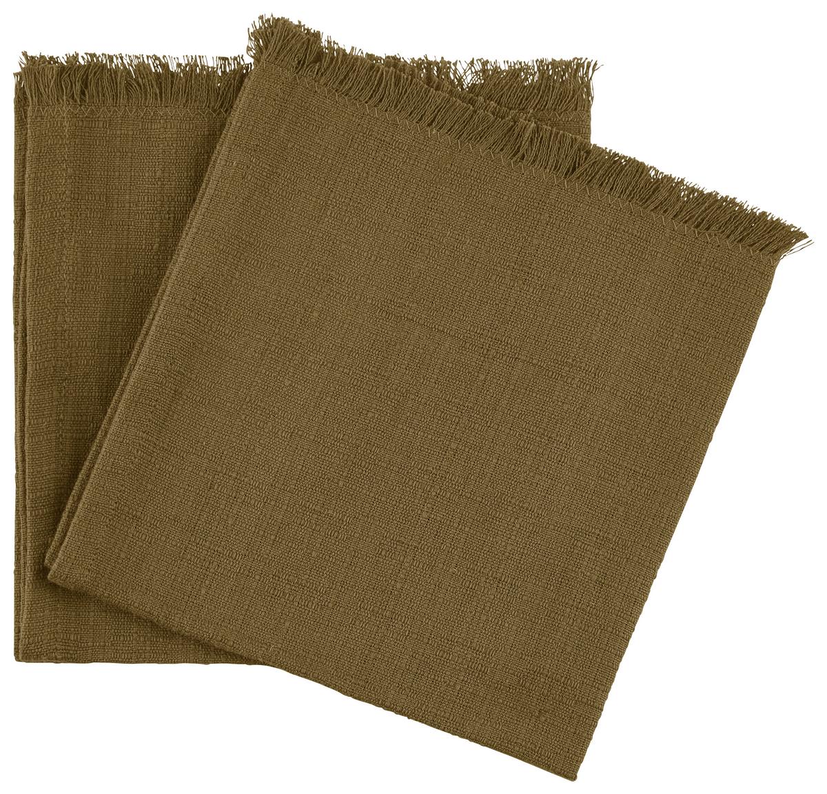 SERVIETTE SIENNA - 2ER PACK - Grün, ROMANTIK / LANDHAUS, Textil (40/40cm) - James Wood