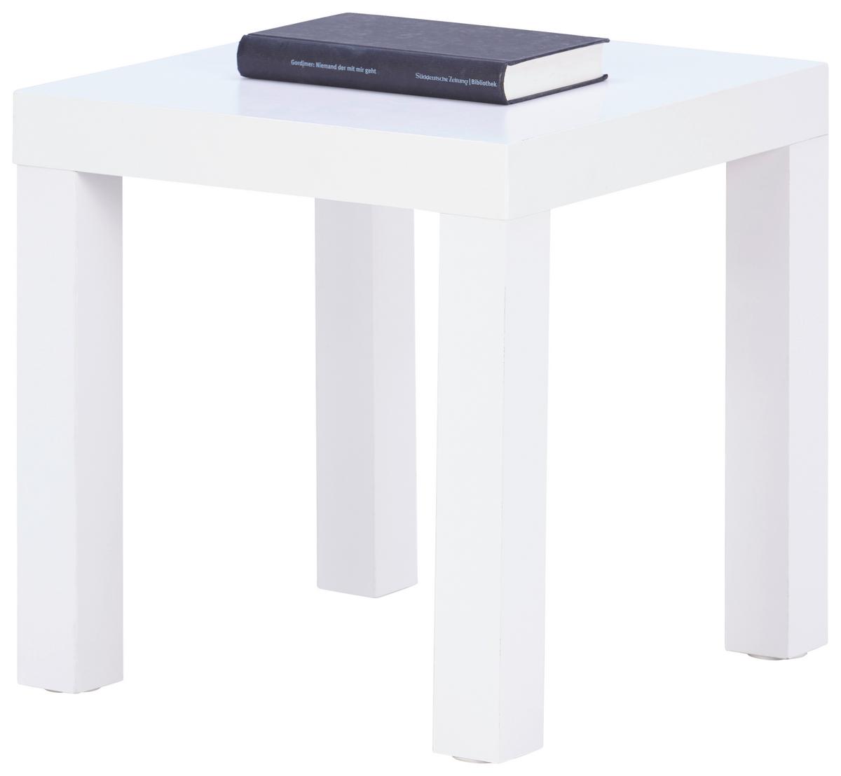 Kisasztal Normen *top Ár* - fehér, Modern, faalapú anyag (39/39/40cm) - Best Price
