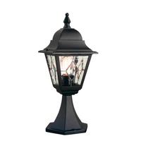 Wegeleuchte Nr3-Blk - Schwarz, KONVENTIONELL, Glas/Metall (44/18,4/18,4cm) - Elstead Lighting