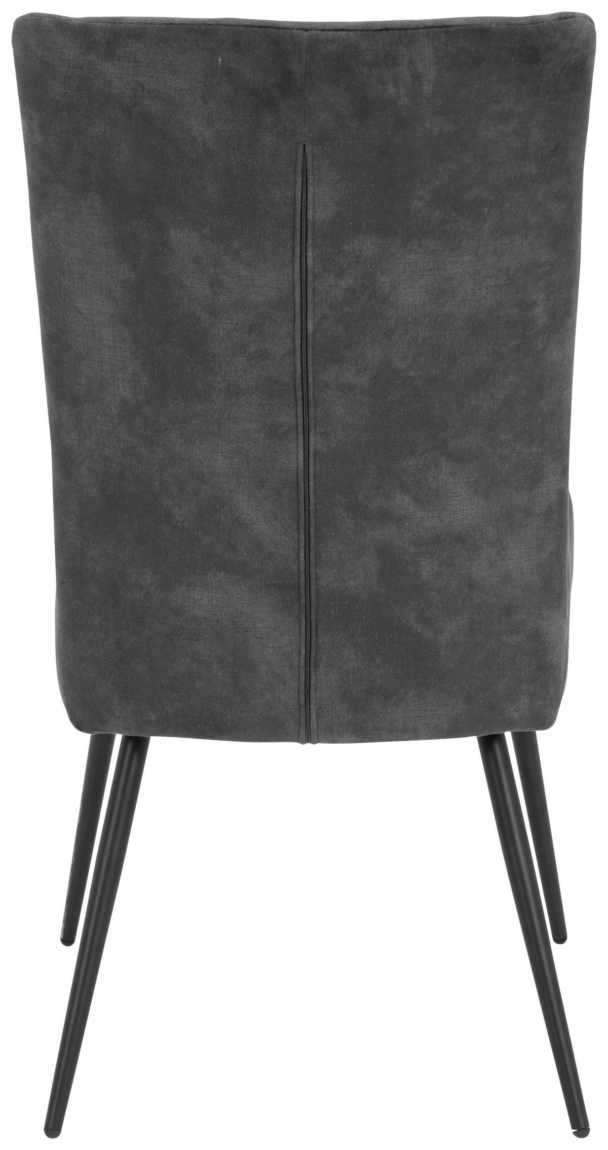Négylábú Szék Jule I S - antracit, Konventionell, textil/fém (47/95/65cm)