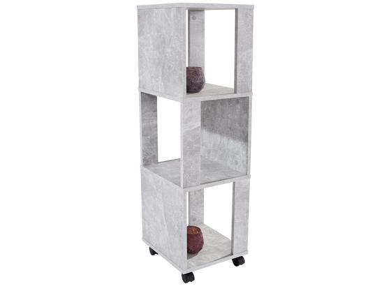 Regal Rolly 2 - Grau, MODERN, Holzwerkstoff/Kunststoff (34/111/34cm) Regal Rolly 2 - Grau, MODERN, Holzwerkstoff/Kunststoff (34/111/34cm)