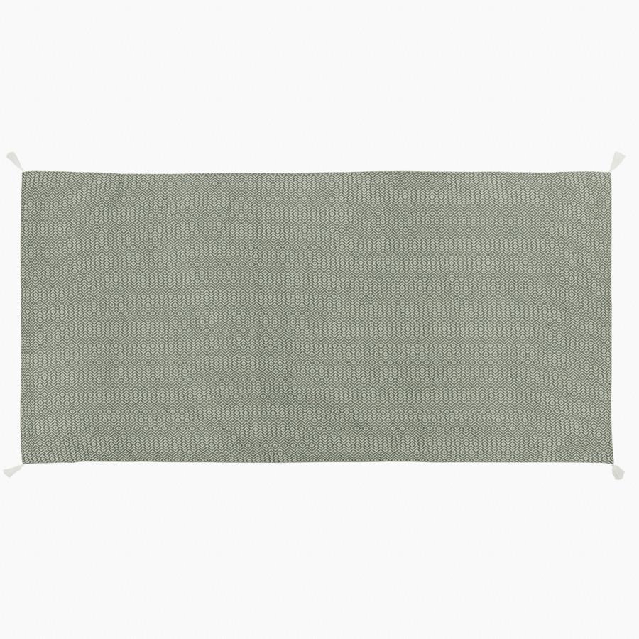 PLÁŽOVÁ PODLOŽKA DOBBY - šalvějově zelená, textil (90/190cm)