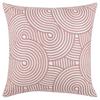 Zierkissen Jessie 45x45 cm Polyester Rosa mit Zipp - Rosa, MODERN, Textil (45/45cm) - Luca Bessoni